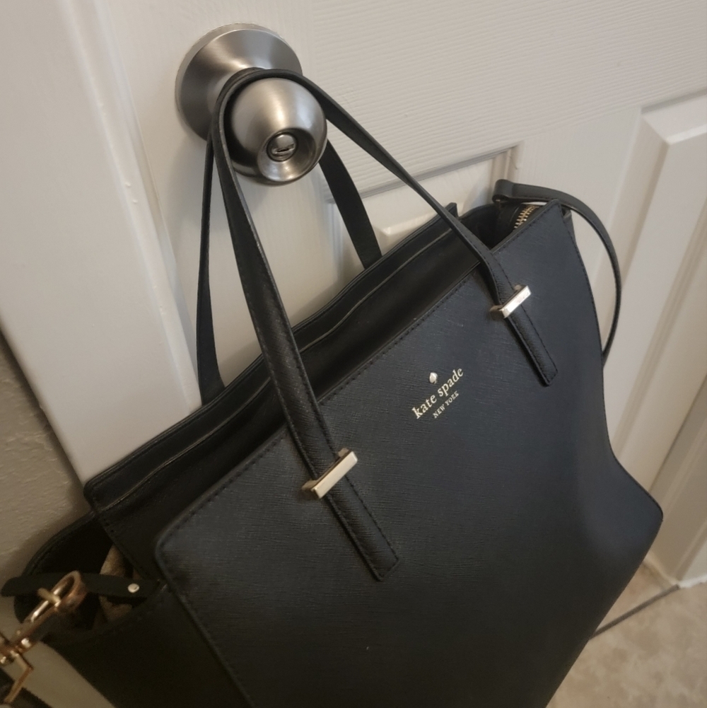 Kate Spade USED new york shoulder bag 2way leather BLK - Picture 6 of 16